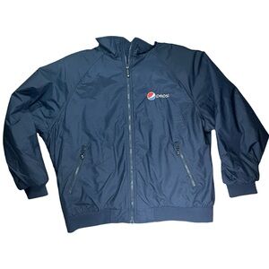 WearGuard Pepsi Logo Jacket Men's Large Polyester Outer Fleece Lined Coat